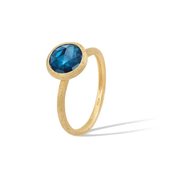 Marco Bicego Jaipur London Blue Topaz Ring