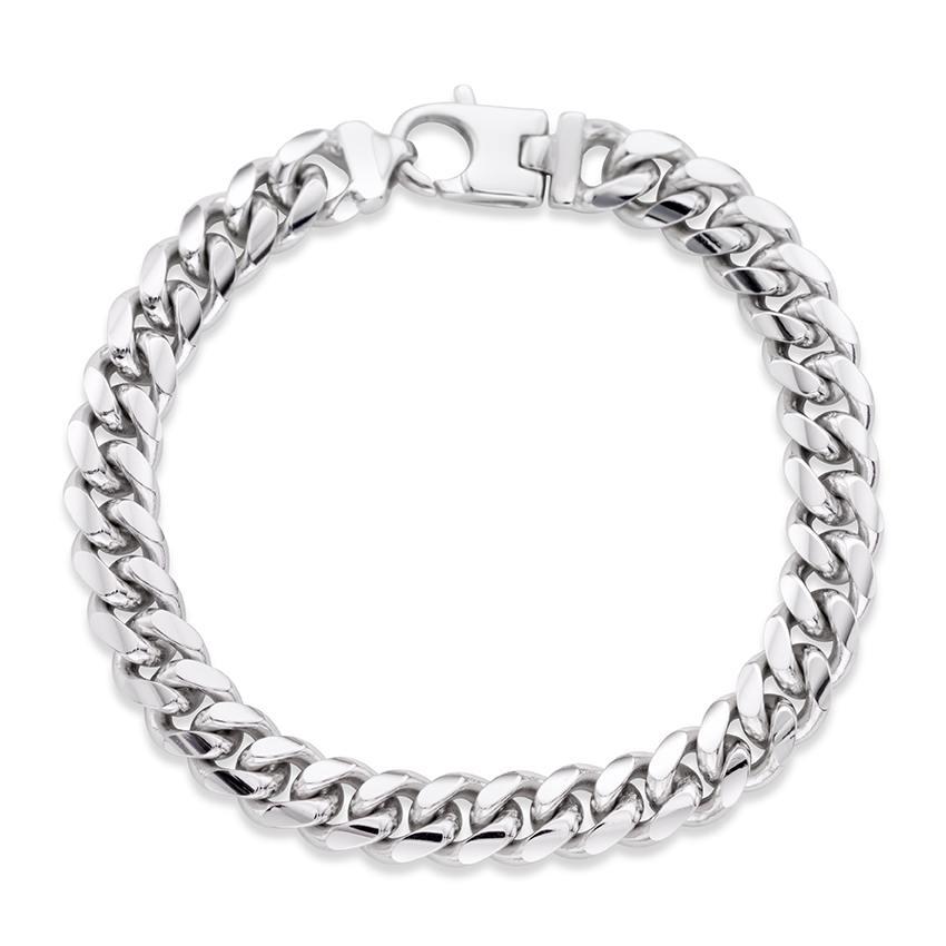 Gents Sterling Silver Curb Link Bracelet 0