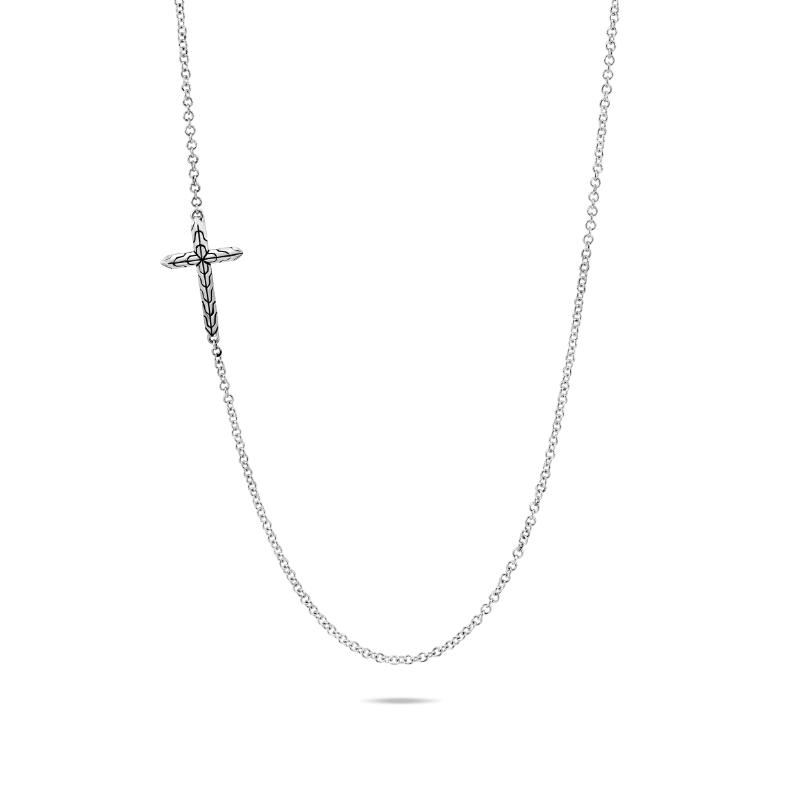John Hardy Classic Chain Cross Necklace