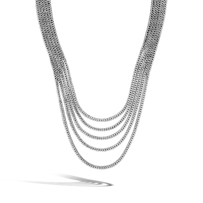 John Hardy Rata Chain Multi Row Necklace 0