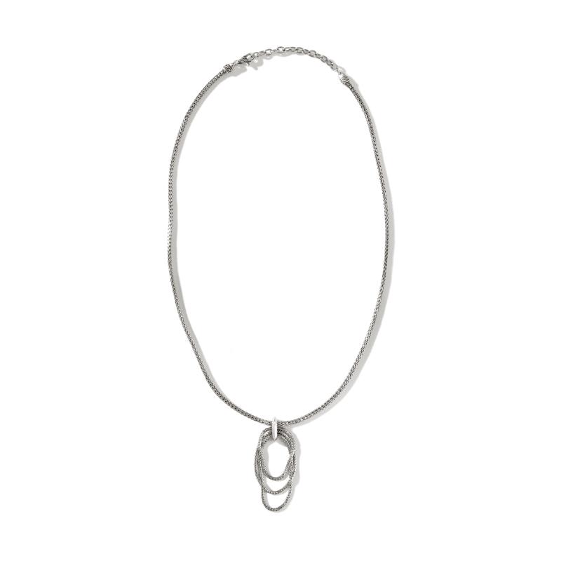 John Hardy Classic Chain Link Drop Necklace 0