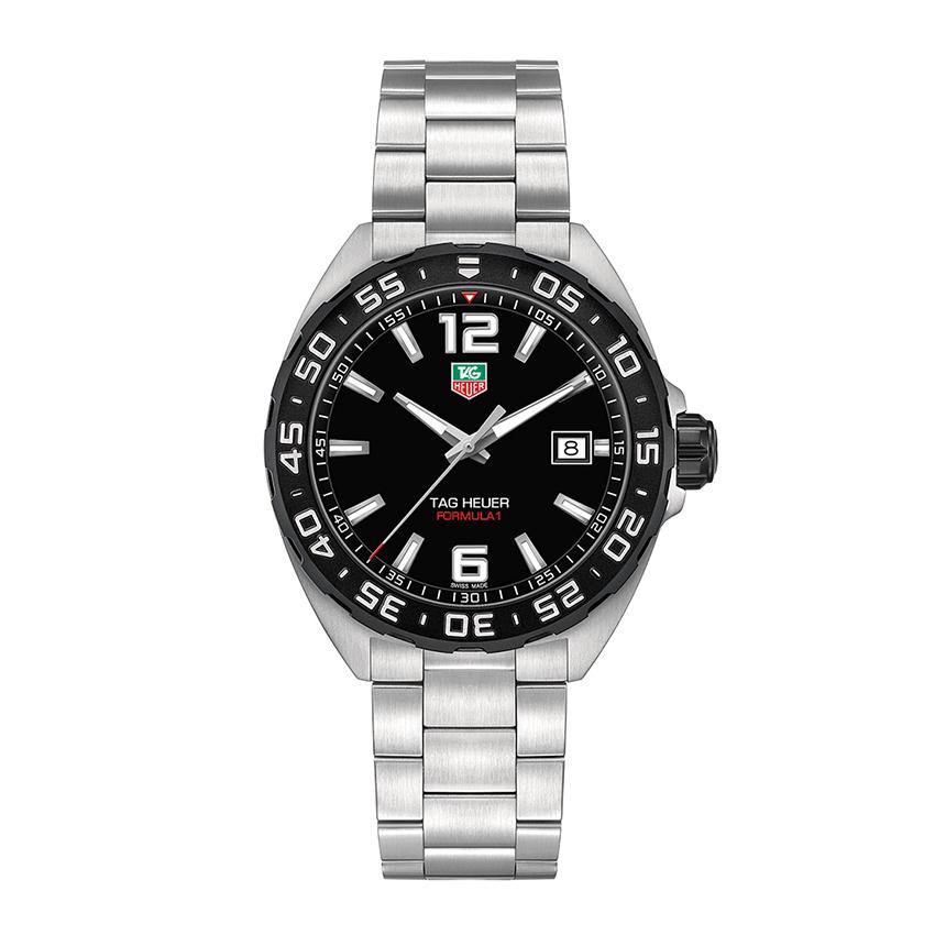 TAG Heuer Formula 1 Quartz Date Watch with Black Dial and Case