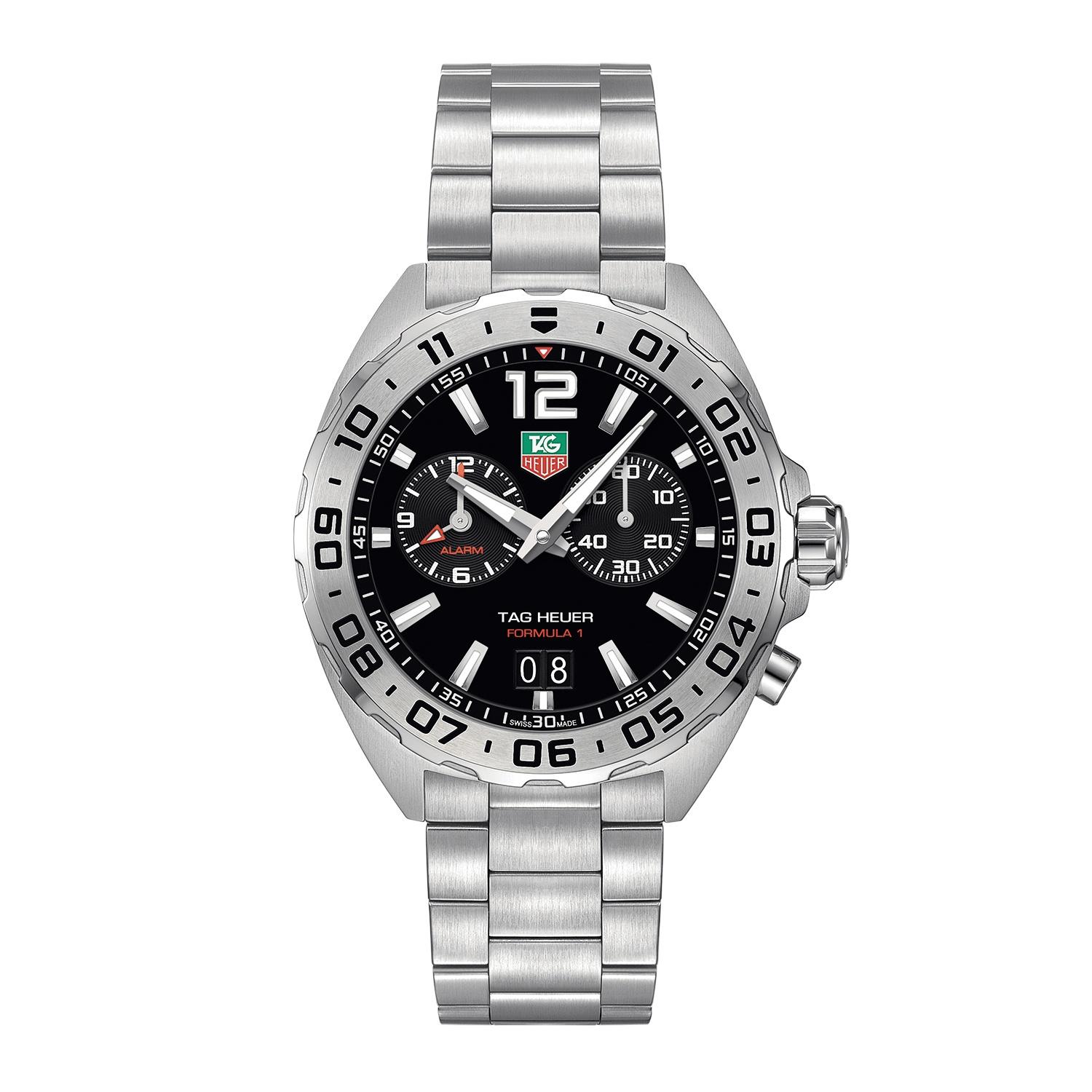 TAG Heuer Formula 1 Quartz Chronograph Date Watch with Black Dial 0