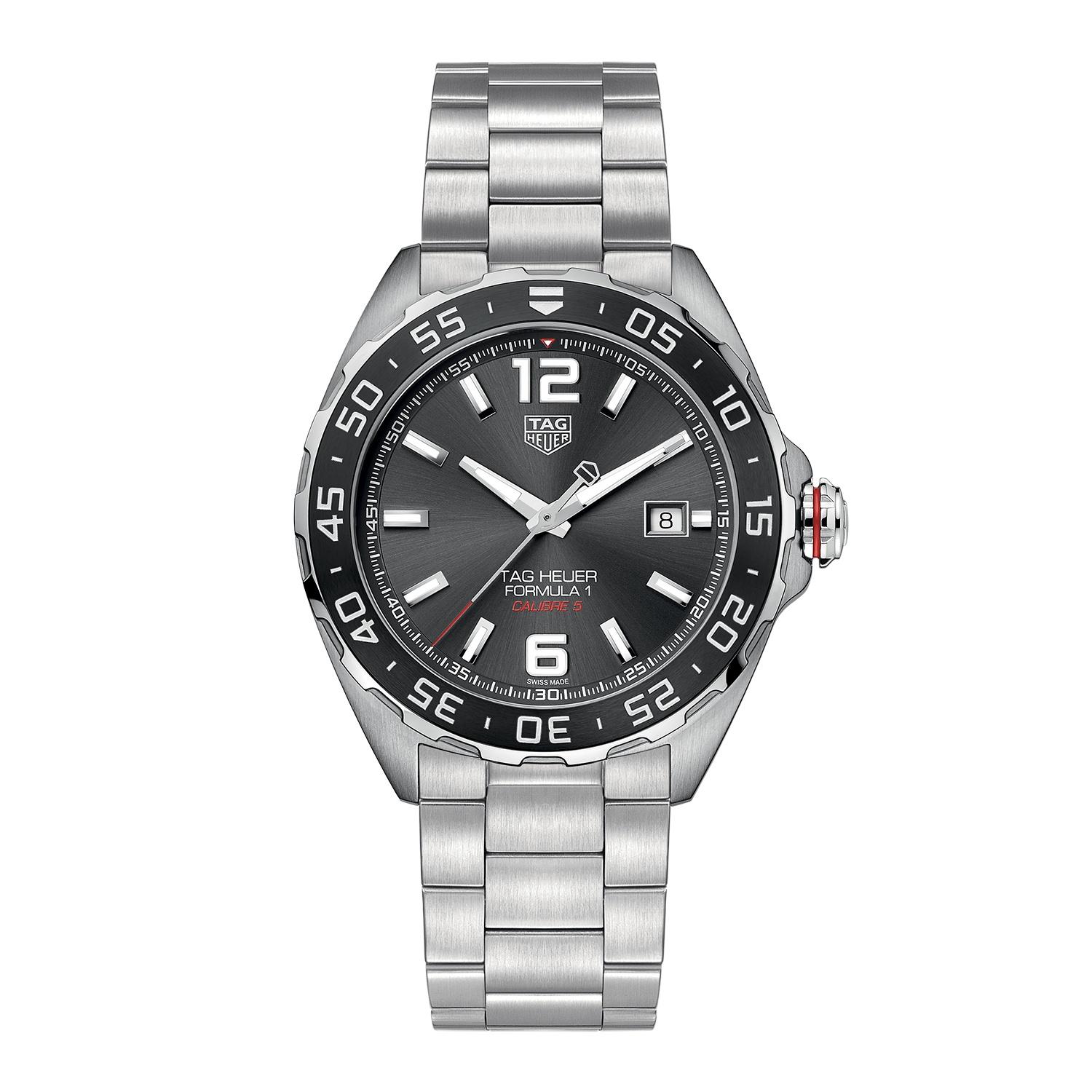 TAG Heuer Formula 1 Calibre 5 Automatic Watch with Black Dial 0