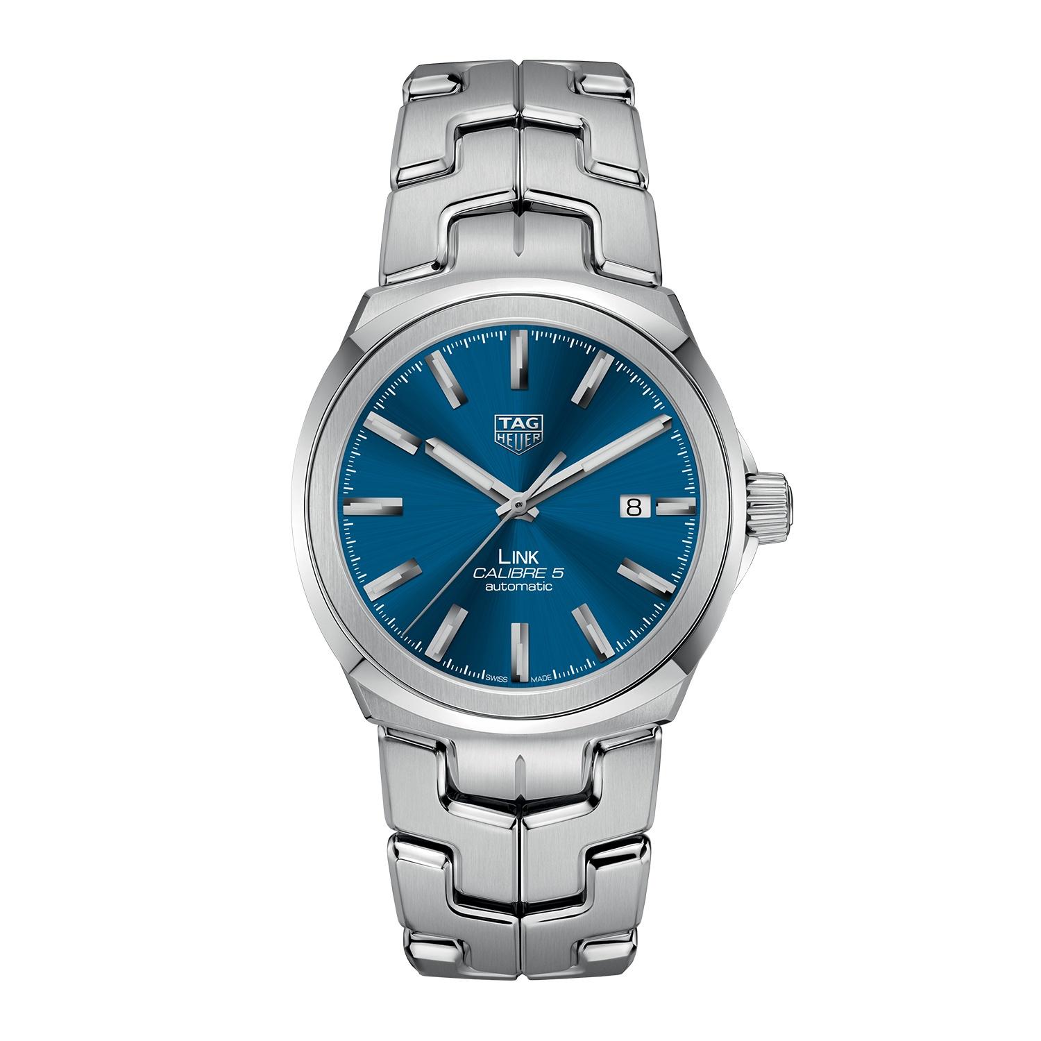 TAG Heuer Link Calibre 5 Automatic with Blue Dial 0