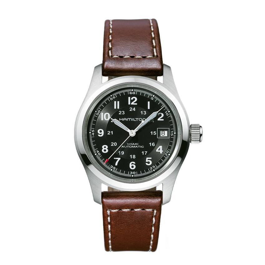 Hamilton Khaki Field Watch with Leather Strap, 38mm