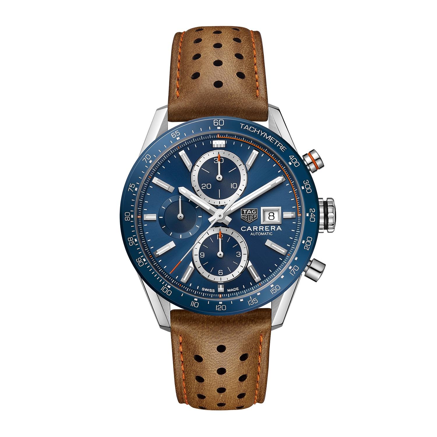 TAG Heuer Carrera Automatic Chronograph with Blue Dial