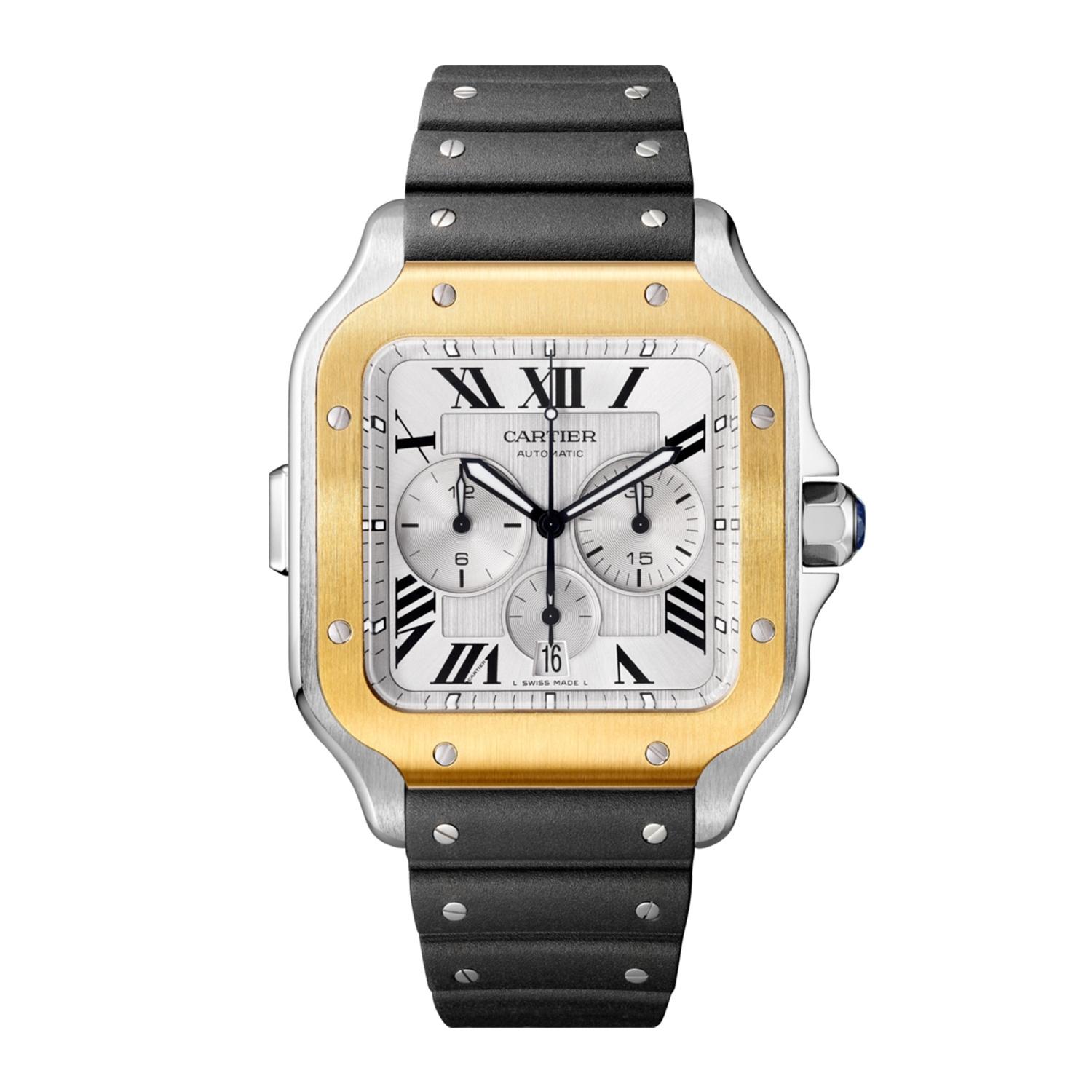Santos de Cartier Chronograph Watch, extra large model