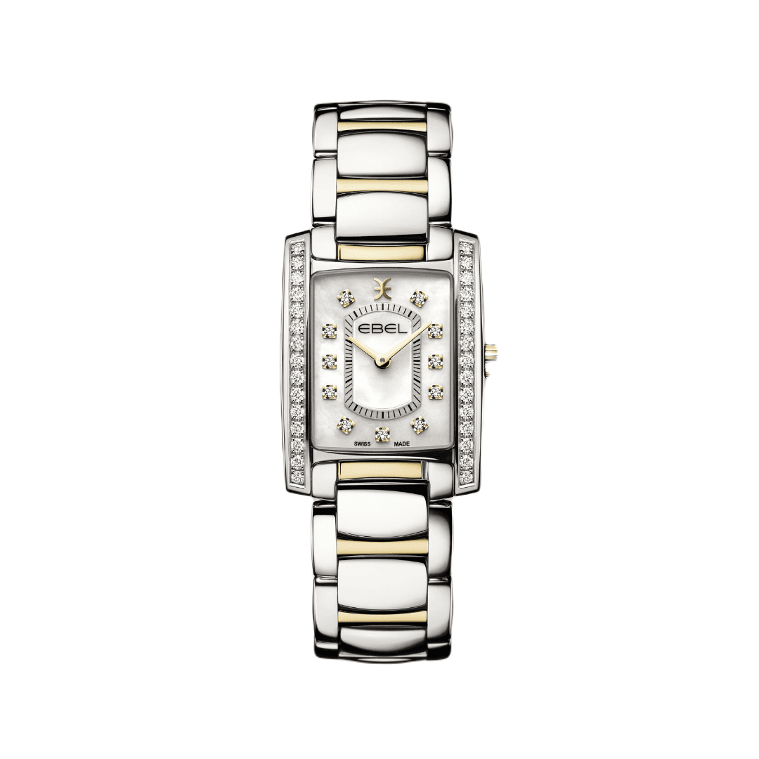 Ebel Brasilia Ladies Two-Tone Watch with Diamond Case 0