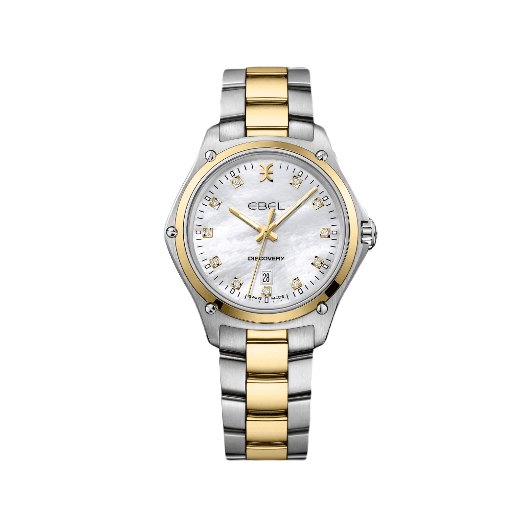 Ebel Discovery Two- Tone Ladies Watch with Diamonds