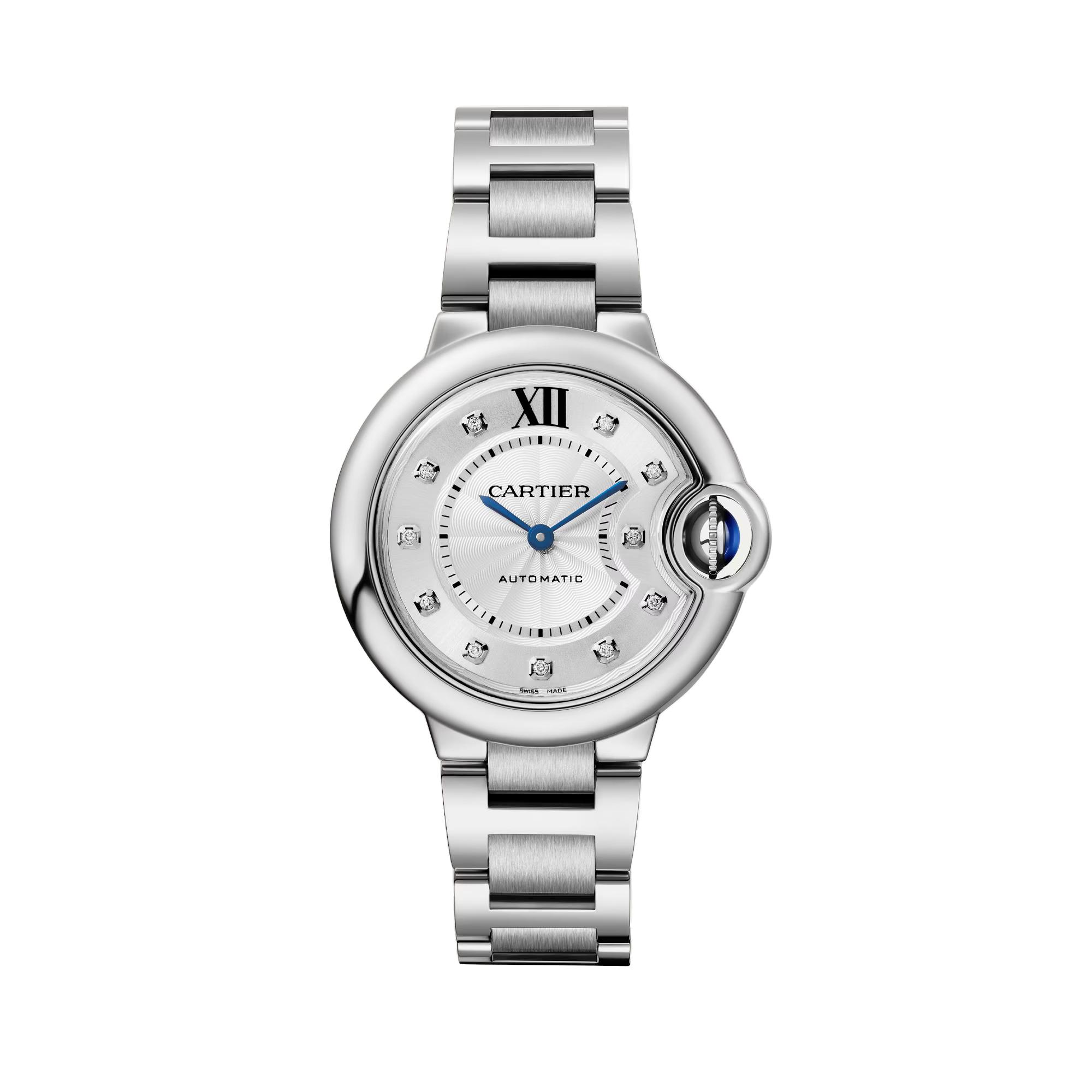 Ballon de Cartier Watch with Diamonds, 33mm
