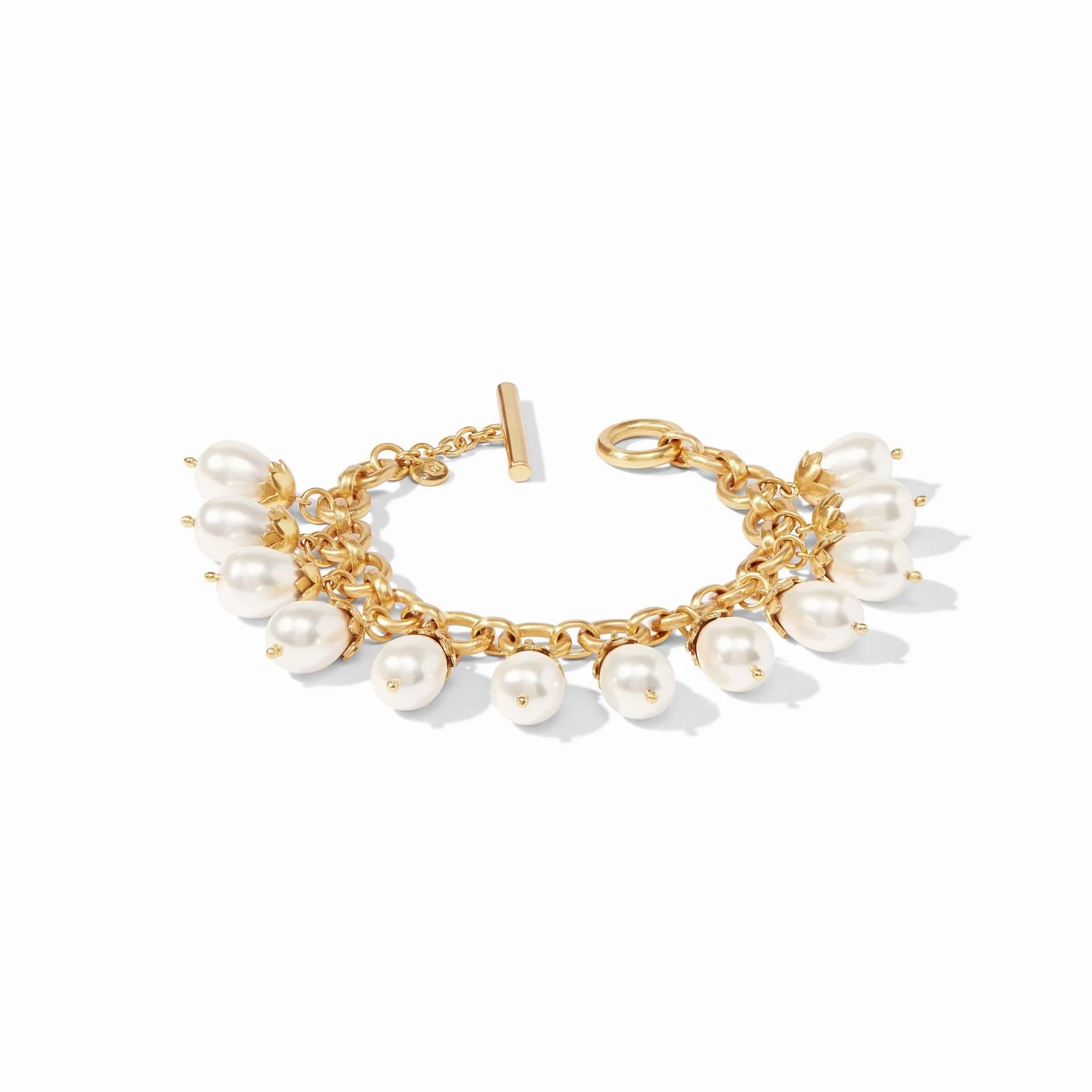 Julie Vos Flora Pearl Charm Bracelet 1