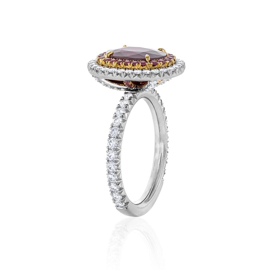3.20 CT Oval Ruby Ring 2