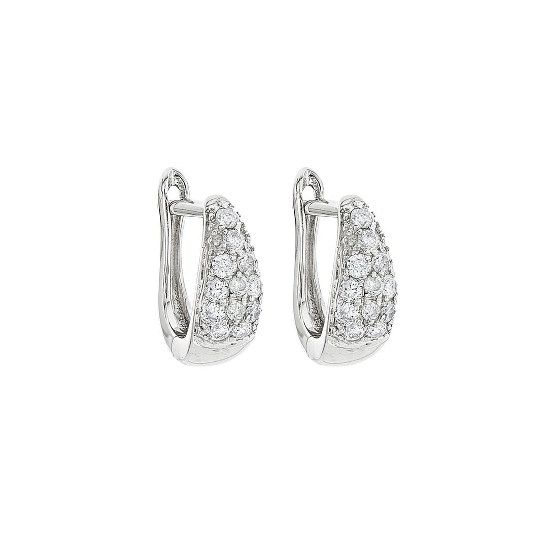 .25 CTW Diamond Huggie Earrings