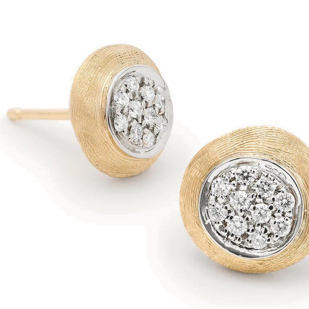 Marco Bicego Diamond Button Earrings 2