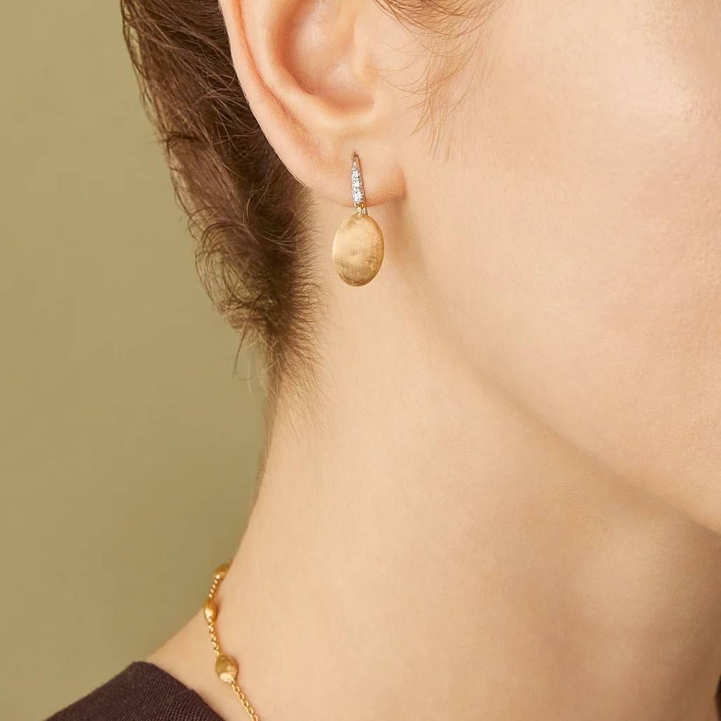 Marco Bicego Siviglia Gold & Diamond Drop Earrings 1