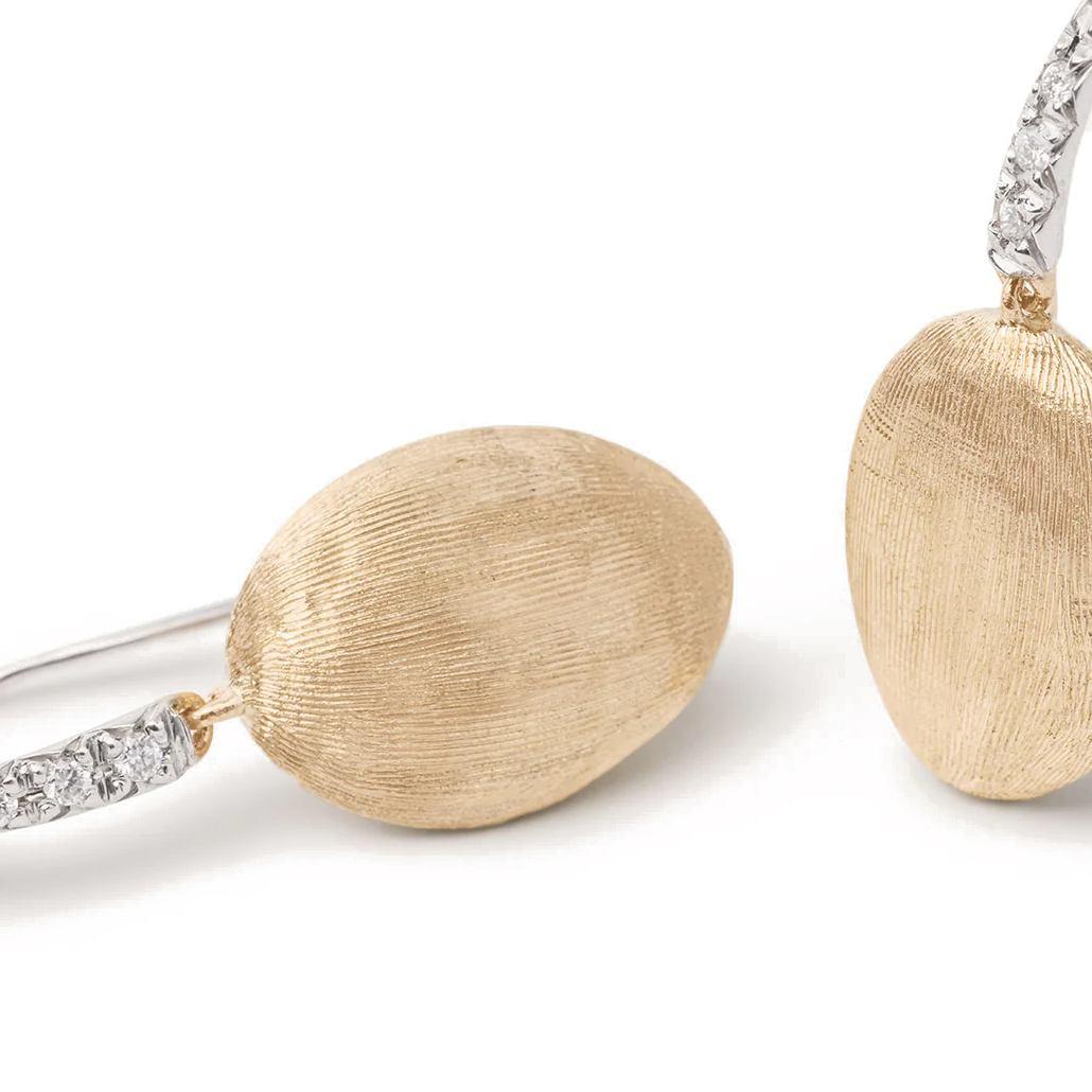 Marco Bicego Siviglia Gold & Diamond Drop Earrings 2