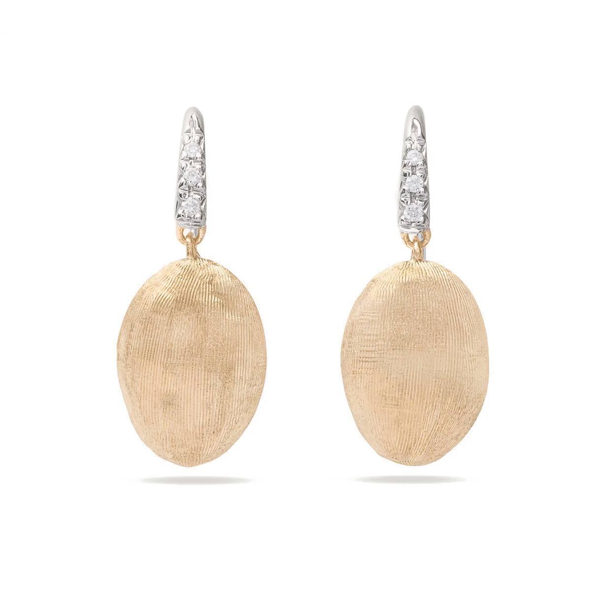 Marco Bicego Siviglia Gold & Diamond Drop Earrings 0