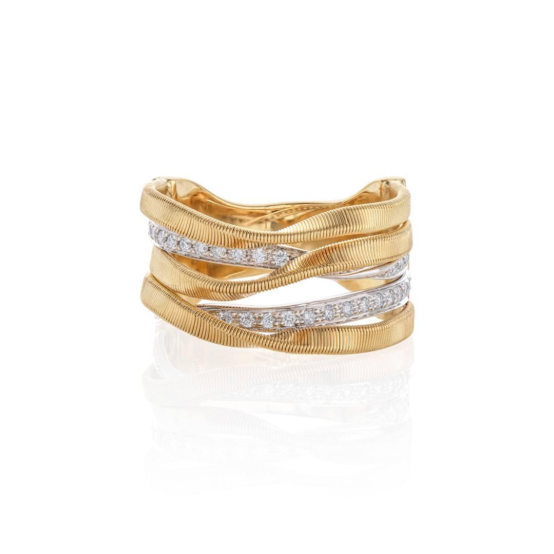 Marco Bicego Marrakech Five-Row Crossover Ring 2