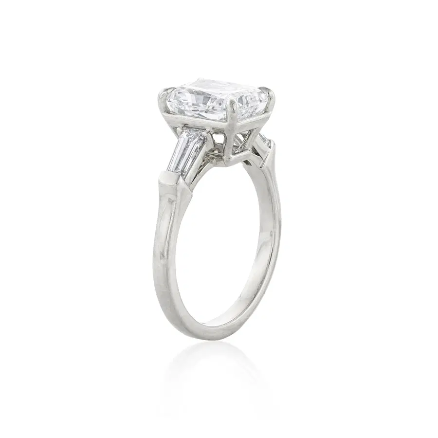 3.01 Carat Radiant Cut Diamond Engagement Ring
