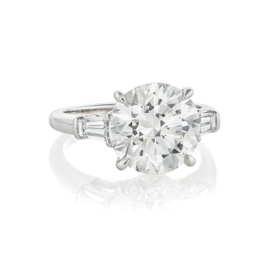 5.01 CT Round Diamond Engagement Ring 1