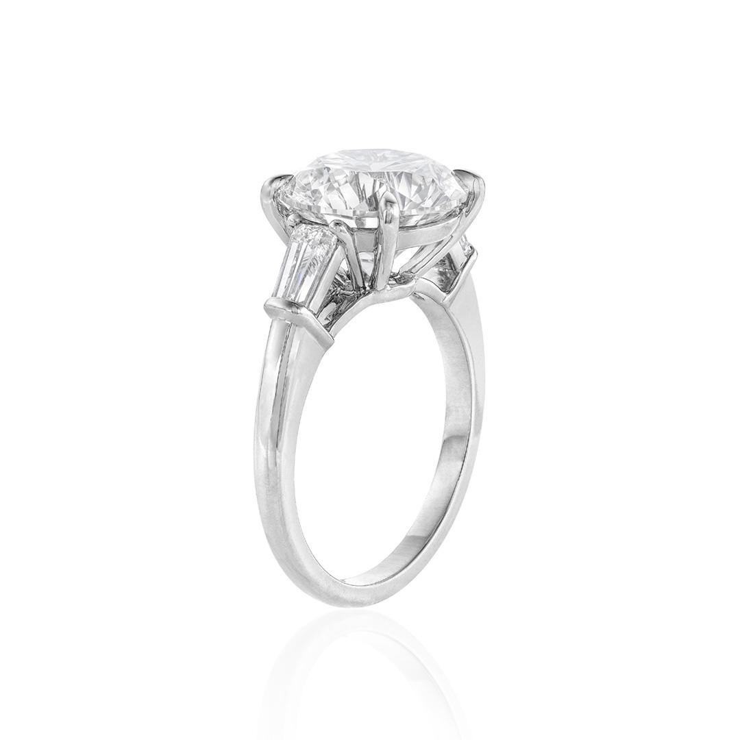 5.01 CT Round Diamond Engagement Ring 2