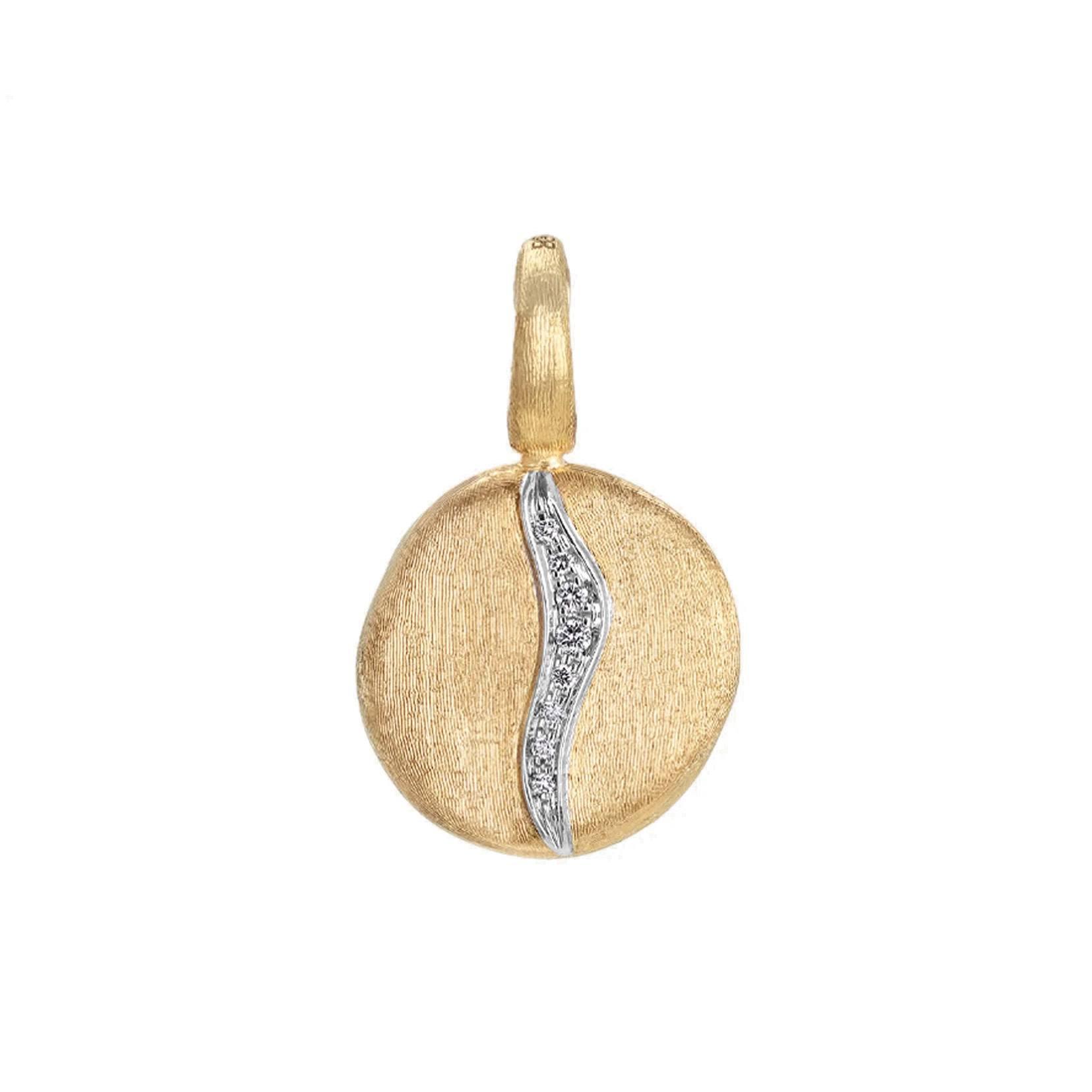 Marco Bicego Jaipur Gold Small Diamond Accent Pendant