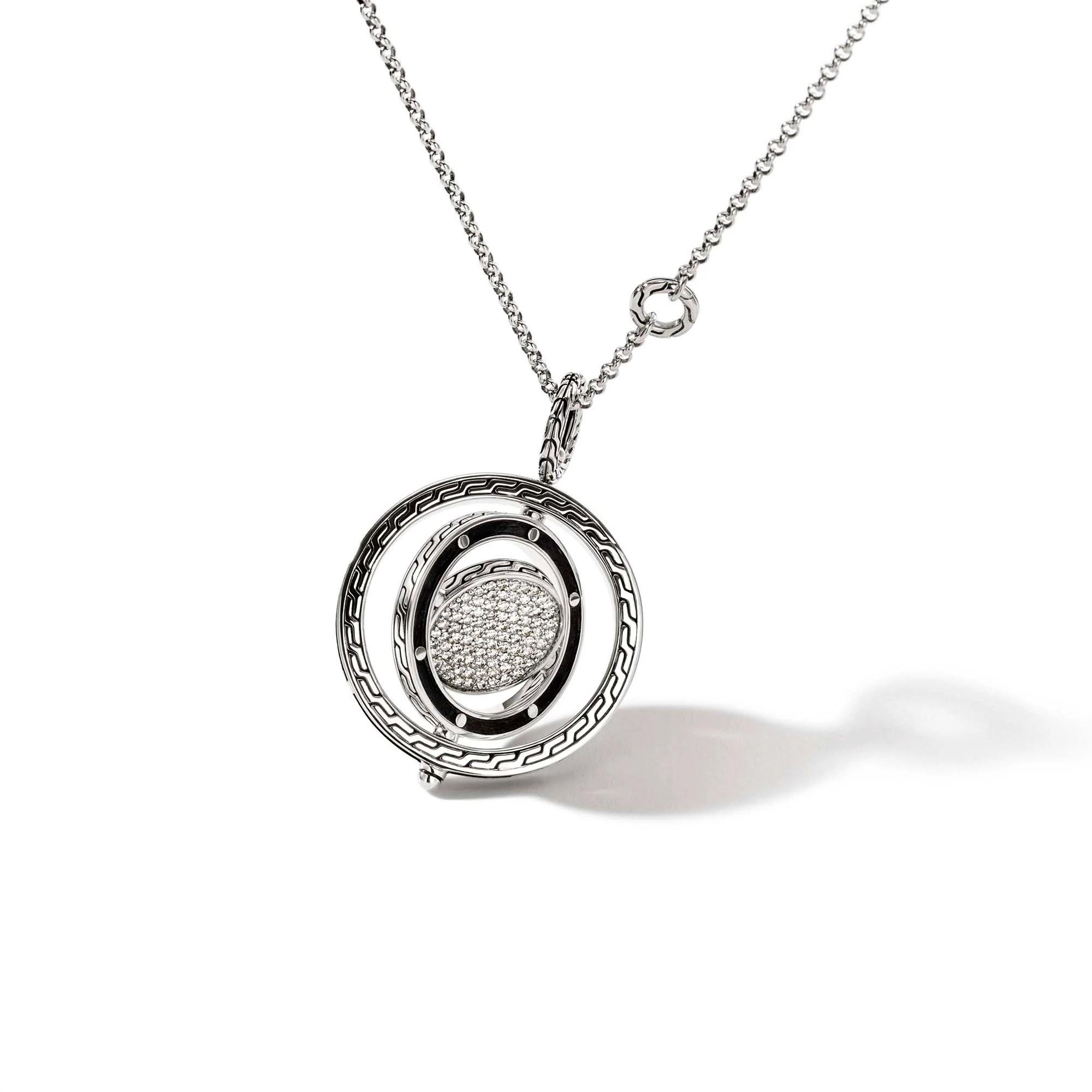 John Hardy Moon Door Diamond Pendant Necklace 1