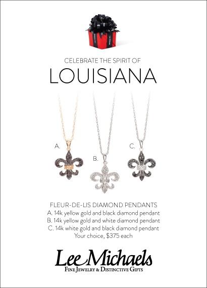 Advertised Fleur de Lis Diamond Necklace