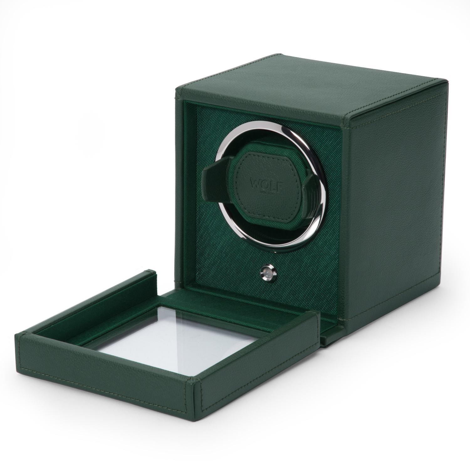 Green Cub Winder with Cover | Side View Open