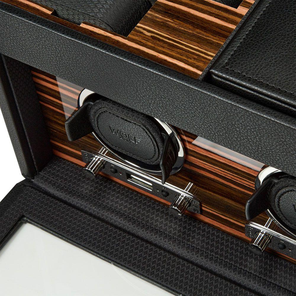 WOLF Roadster Double Watch Winder with Storage 5