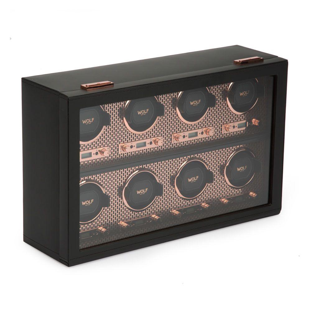 WOLF Axis 8 Piece Watch Winder in Copper 4