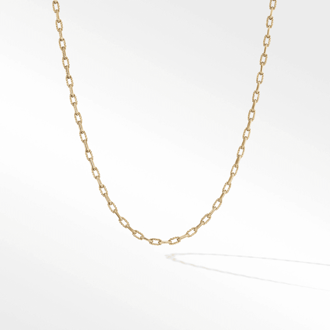 David Yurman Men's DY Madison Chain Necklace in Yellow Gold, 22 inches