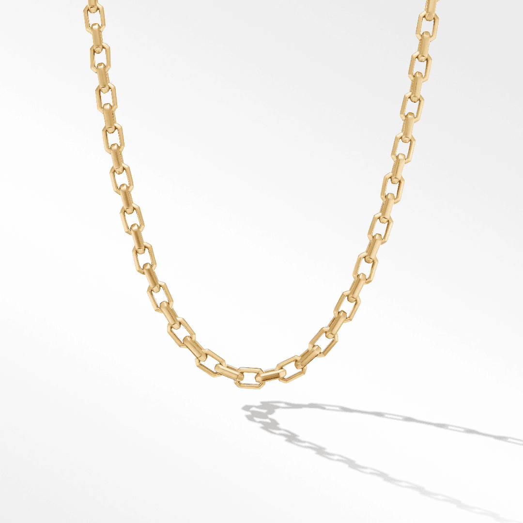 David Yurman Men's Streamline Heirloom Chain Link Necklace in Yellow Gold, 24 inches