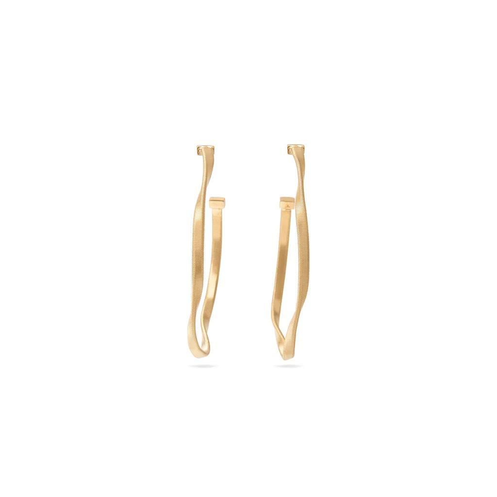 Marco Bicego Marrakech Collection 18K Yellow Gold Medium Hoop Earrings 2