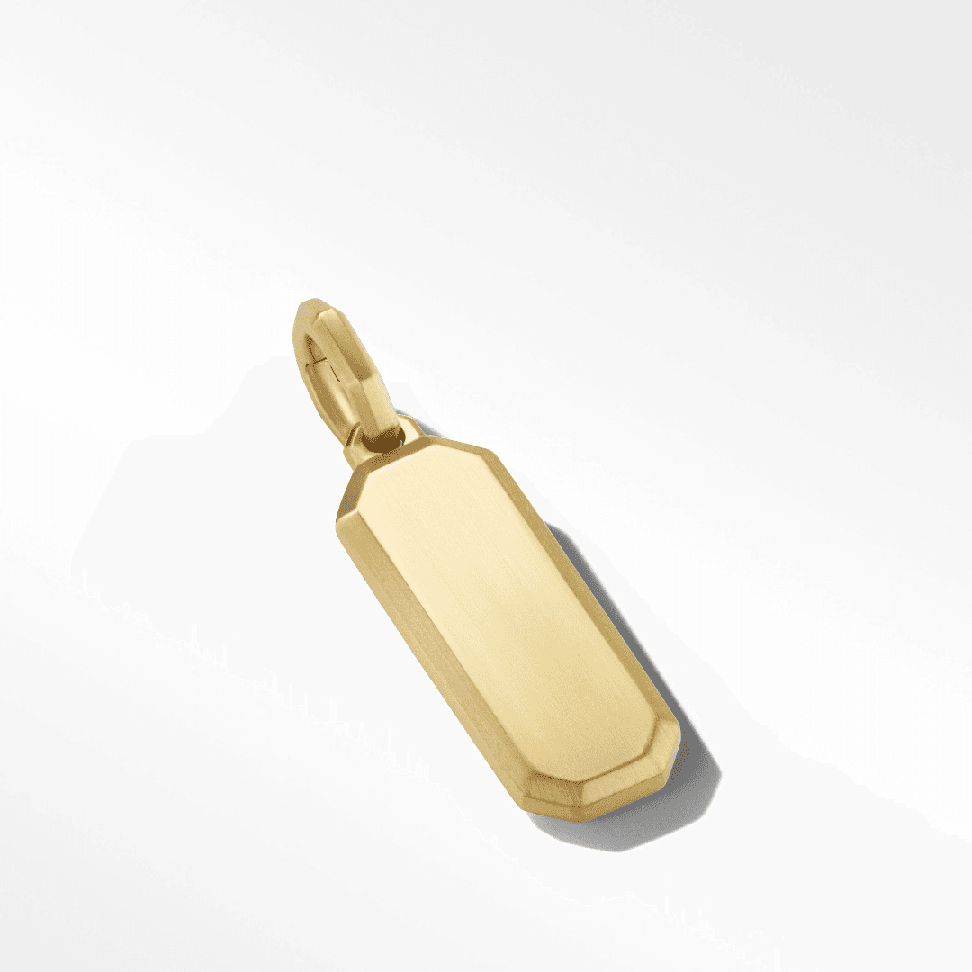 David Yurman Men's Streamline Amulet in 18k Yellow Gold 1