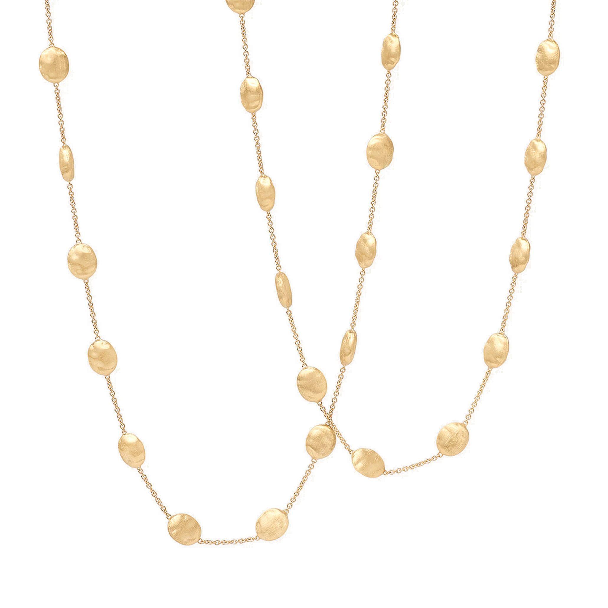 Marco Bicego Siviglia Large Bean Station Necklace, 36 inches 4