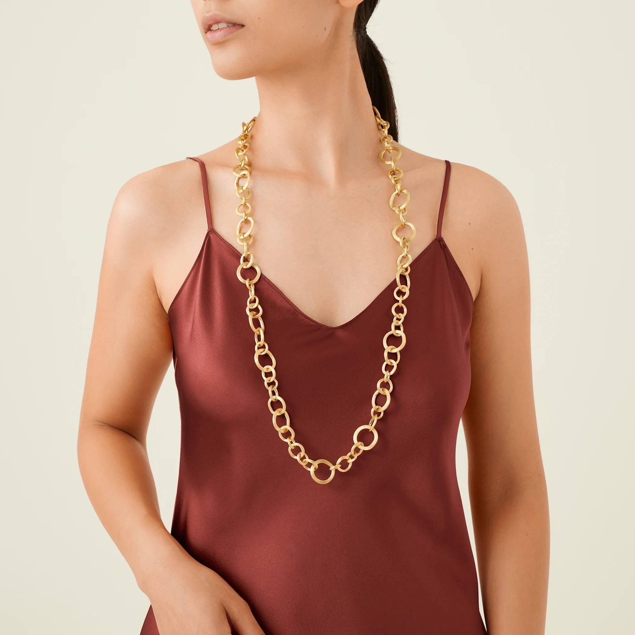 Marco Bicego Jaipur  Gold Convertible Link Necklace 2