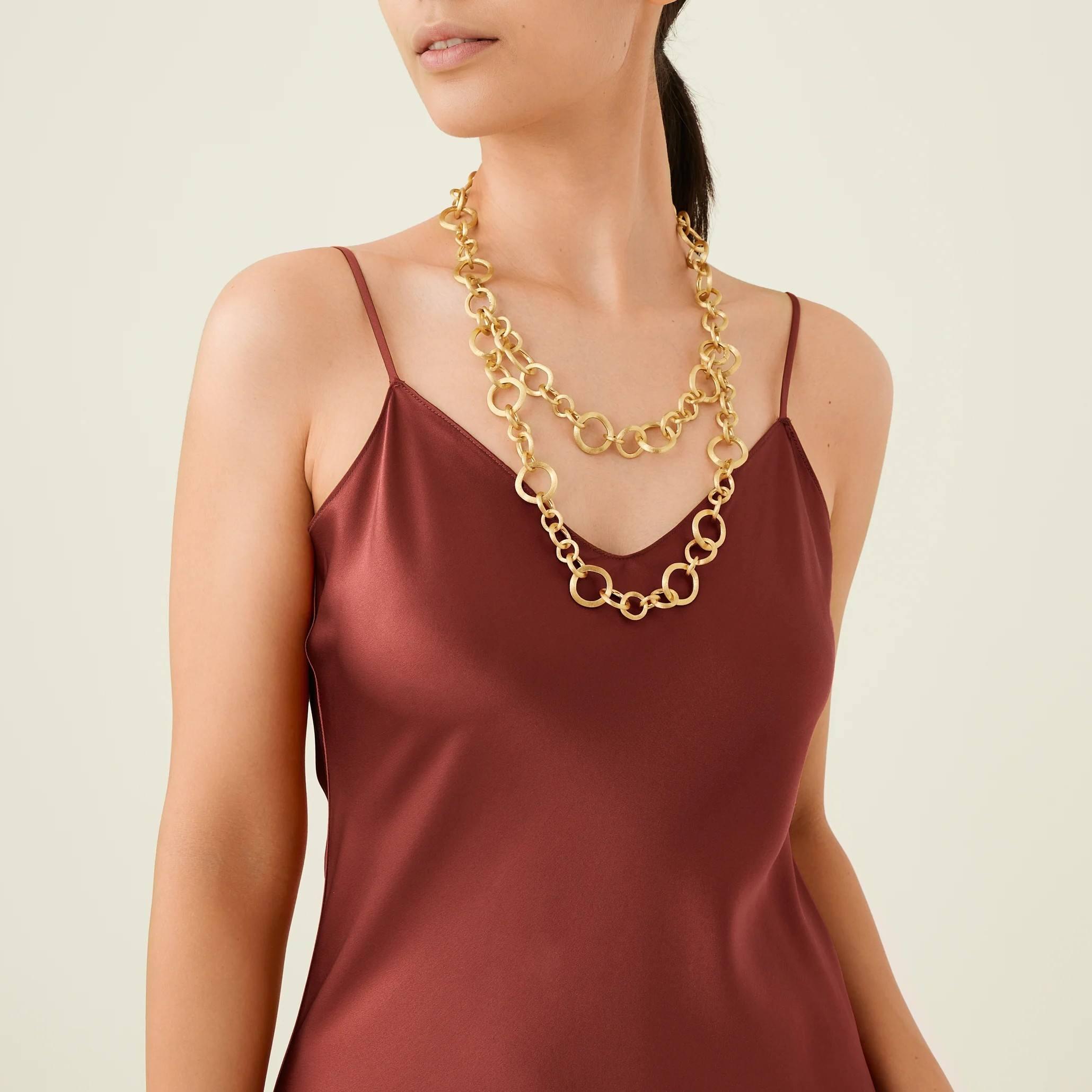 Marco Bicego Jaipur  Gold Convertible Link Necklace 3