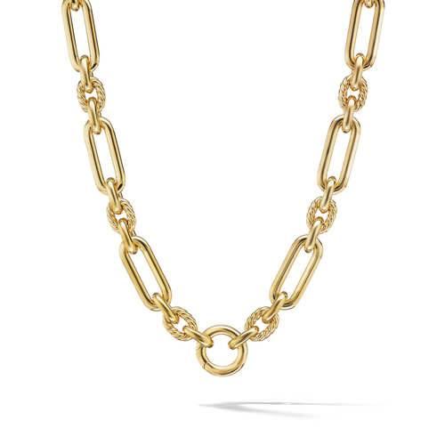 David Yurman Lexington Chain Necklace in 18K Yellow Gold
