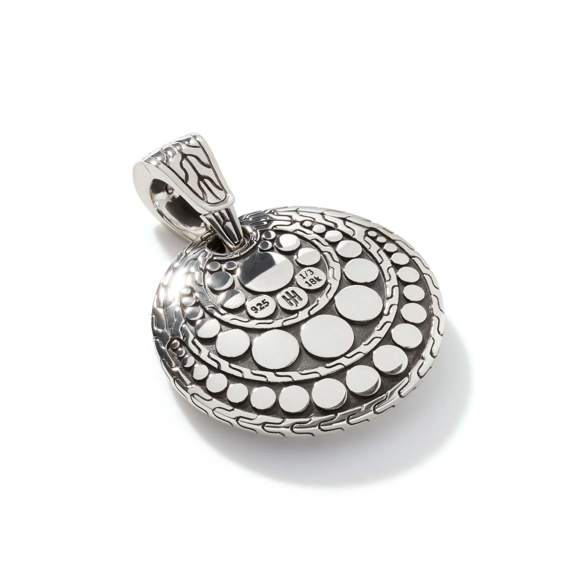 John Hardy Palu Dot Pendant in Sterling Silver and Gold 3
