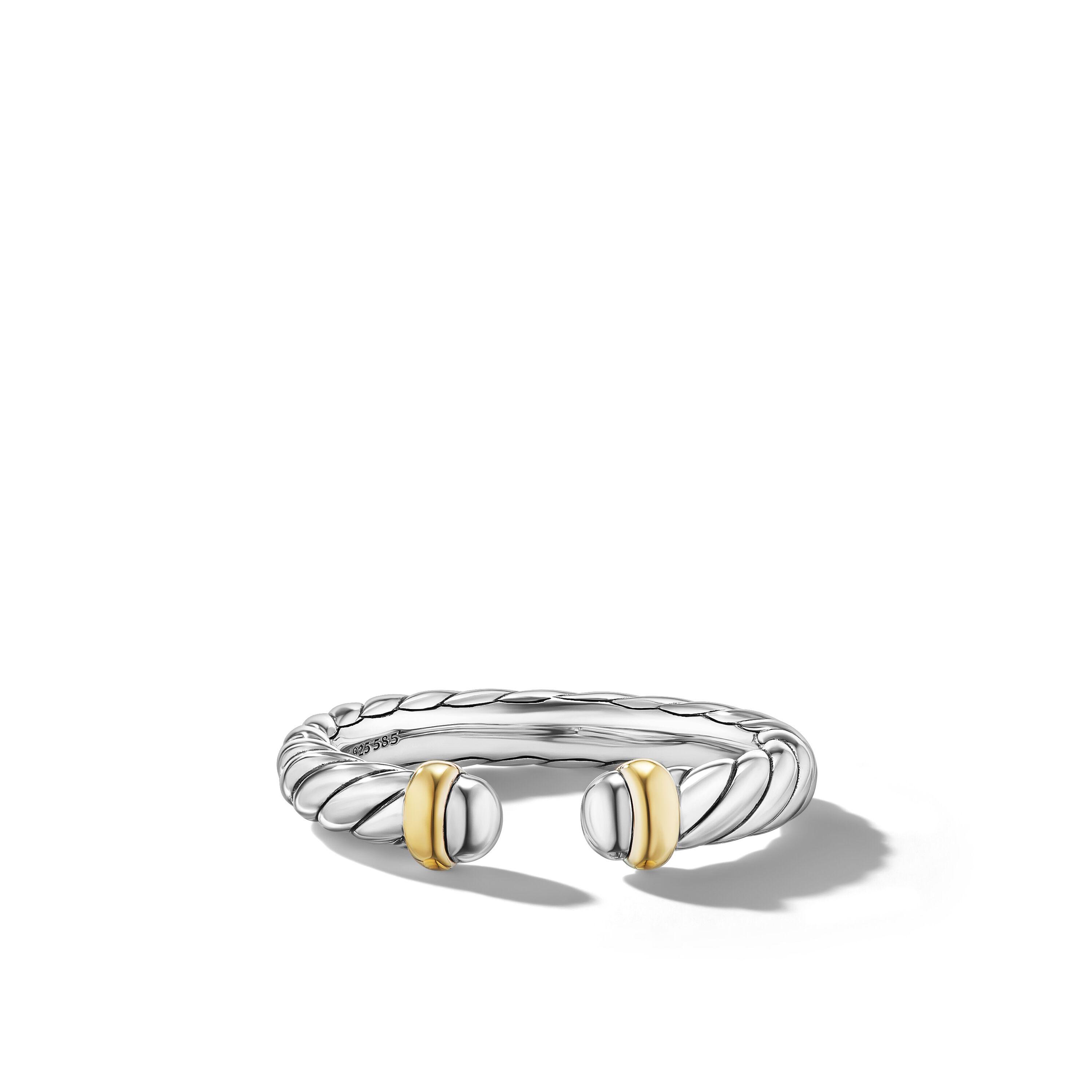 David Yurman Petite Cable Open Style Ring