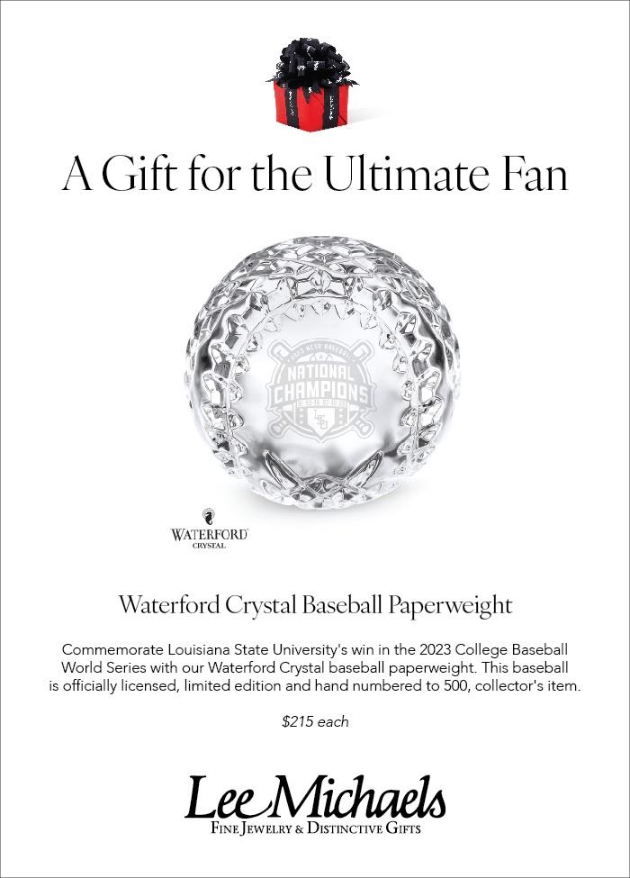 Advertised LSU Baseball Paperweight