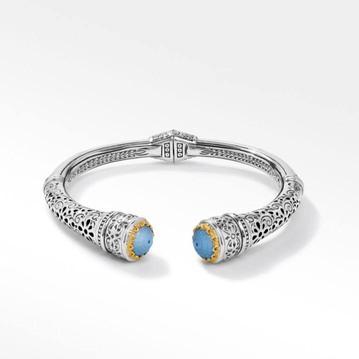 Konstantino Dome Collection Blue Spinel Doublet Bracelet 2