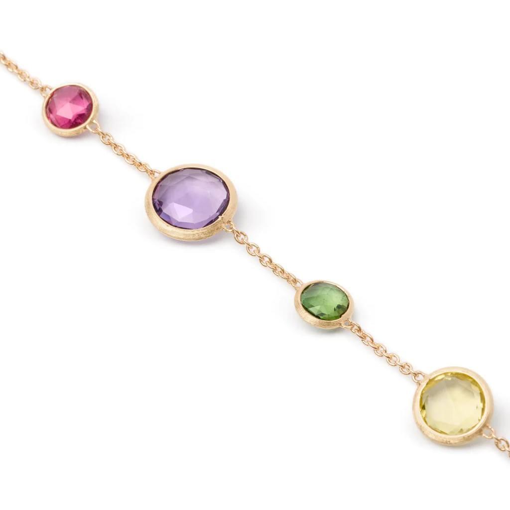 Marco Bicego Jaipur Color Collection 18K Yellow Gold Mixed Gemstone Bracelet 2