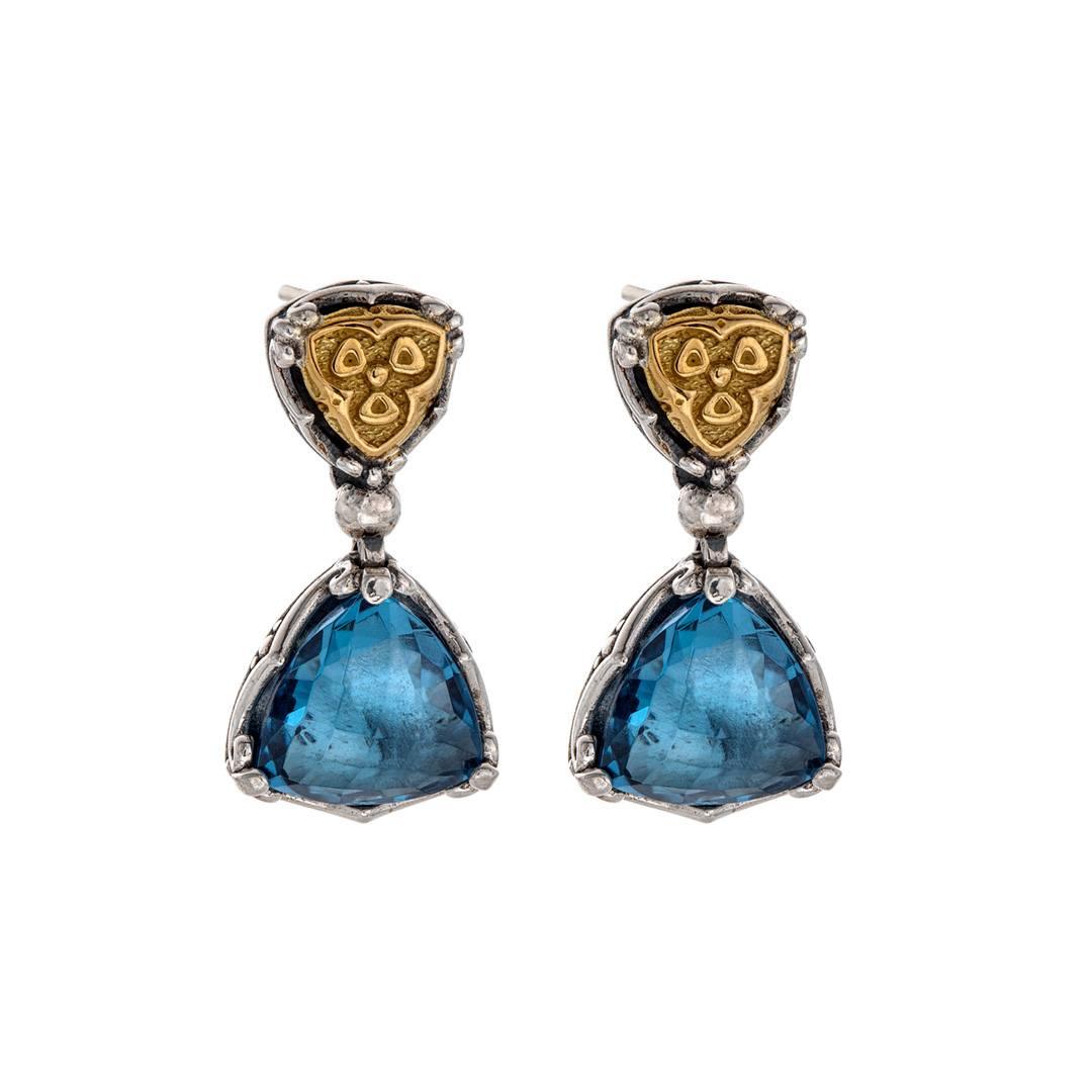Konstantino Anthos Collection Black Spinel Drop Earrings