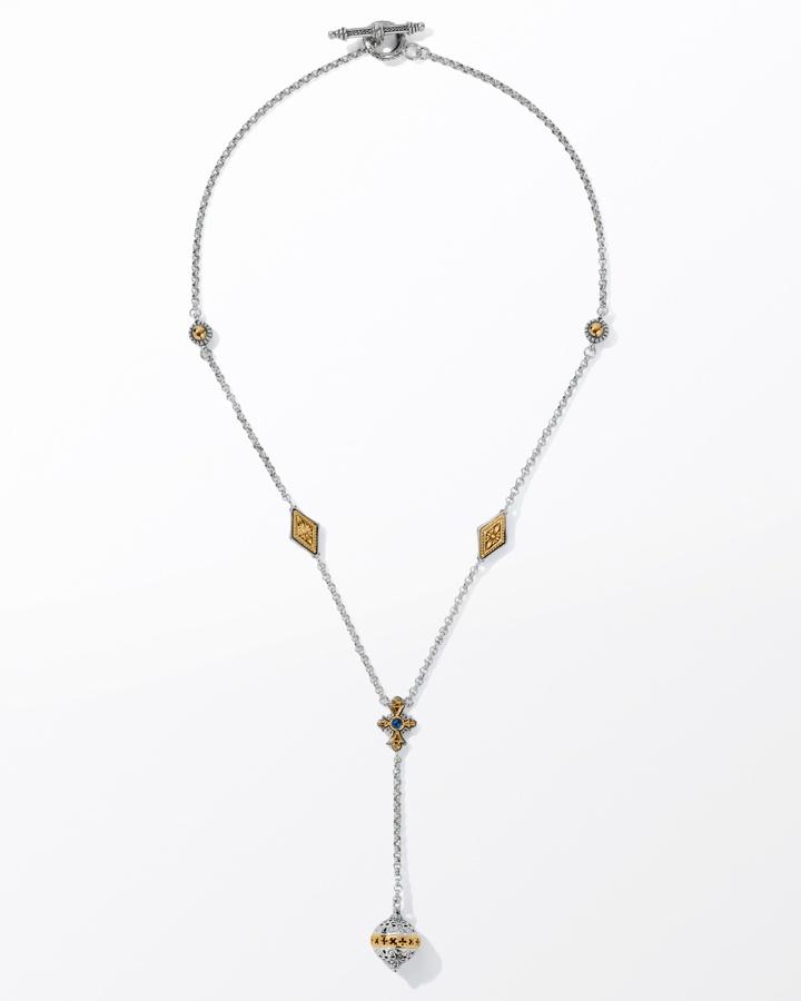 Konstantino Dome Collection Y Station Necklace 1