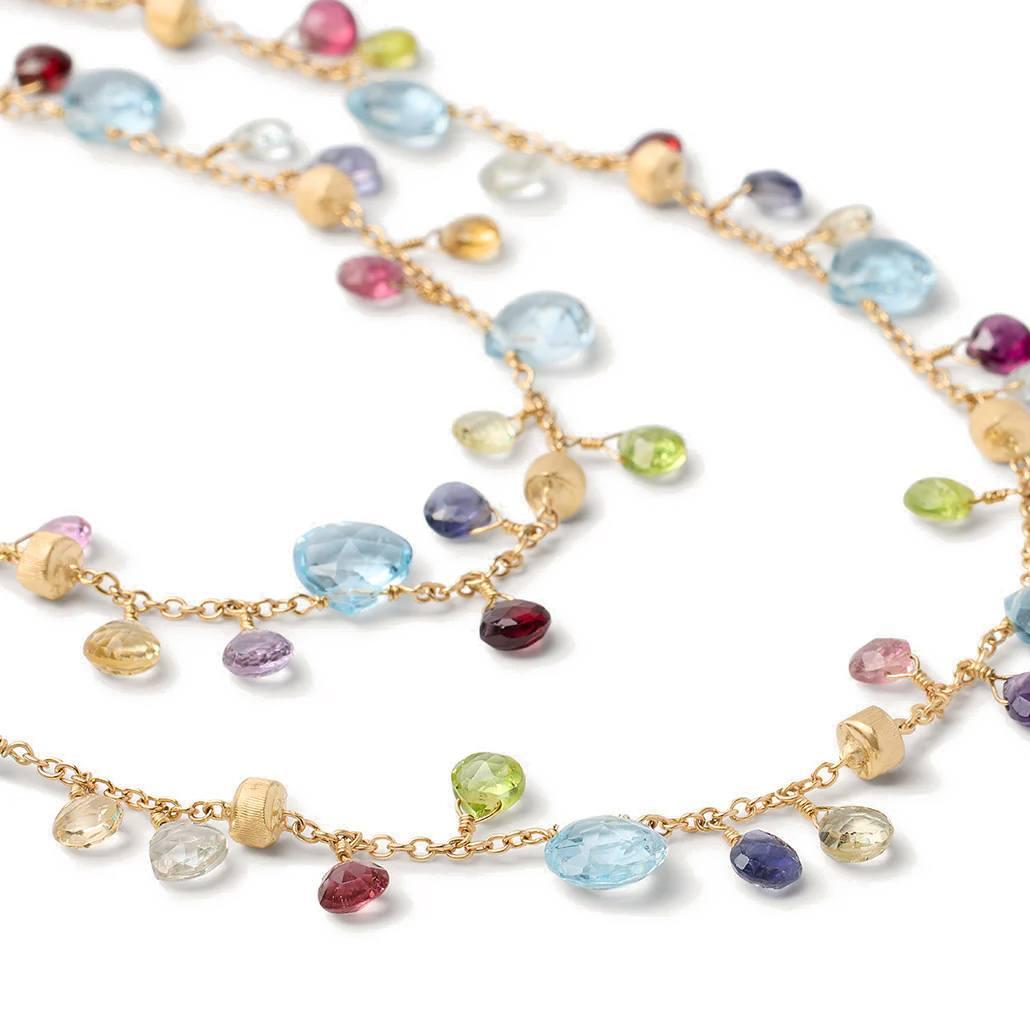 Marco Bicego Paradise Mixed Gemstone Long Necklace 3
