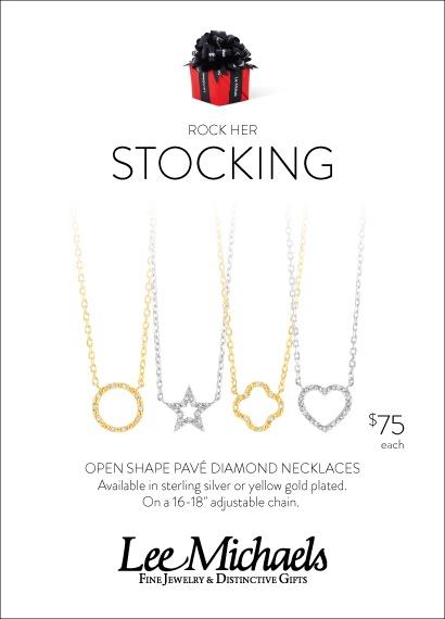 Advertised Open Shape Diamond Necklaces