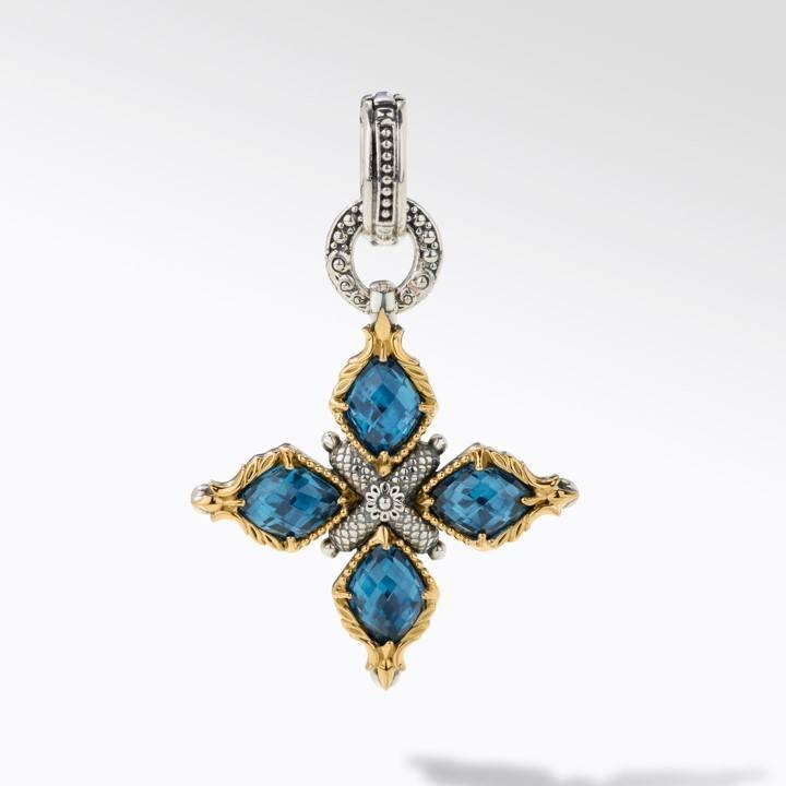 Konstantino Anthos Collection Spinel Cross Pendant 4